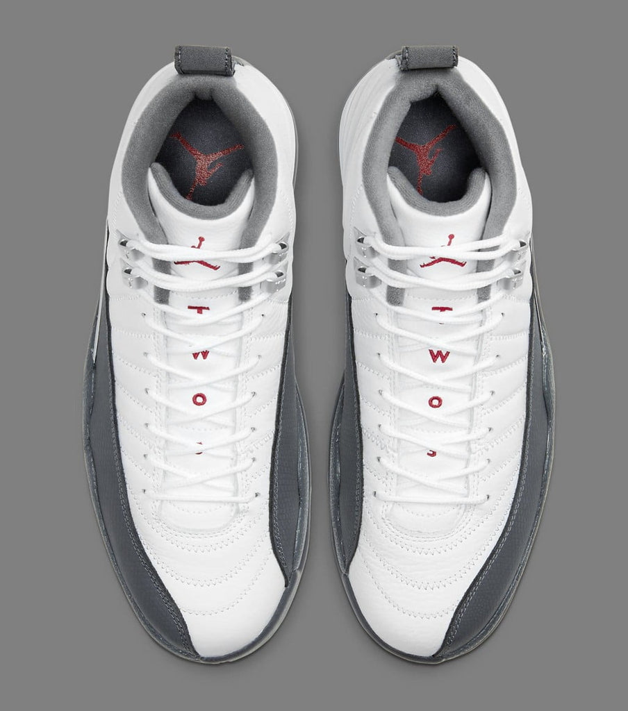 Jordan 12 Retro White Dark Grey